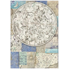 Cosmos Infinity - Stamperia - A4 Rice Paper - Zodiac (4804)