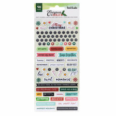 Evergreen & Holly  - Vicki Boutin - Puffy Stickers 90/Pkg (5544)