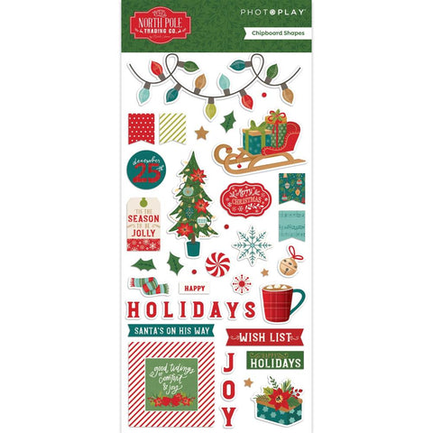 The North Pole Trading Co. - PhotoPlay - Chipboard 6"X12"