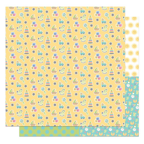 Hush Little Baby - PhotoPlay - Double-Sided Cardstock 12"X12" - Toy Box