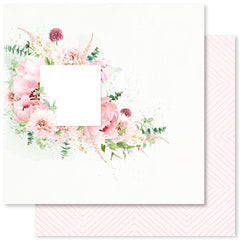 Floral Dance - Paper Rose - Double-sided Patterened Paper 12"x12" - Paper B