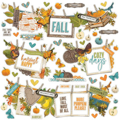 Simple Vintage Country Harvest - Simple Stories - Cardstock Stickers 12"X12" - Banner