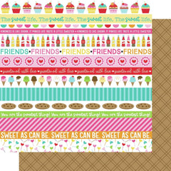 My Candy Girl - Bella Blvd - Double-Sided Cardstock 12"X12" -  Borders