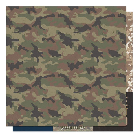 The Brave - PhotoPlay - Double-Sided Cardstock 12"X12" - Camo