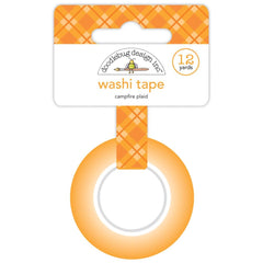 The Great Outdoors - Doodlebug - Washi Tape 15mmX12yd - Campfire Plaid