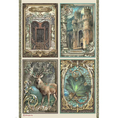 Magic Forest - Stamperia - A4 Rice Paper - Cards (6730)