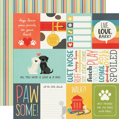 Pet Shoppe (Dog) - Simple Stories - Double-Sided Cardstock 12"X12" - Elements 2