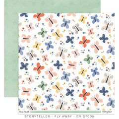 Storyteller - Cocoa Vanilla Studios - 12"x12" Double-sided Patterned Paper - Fly Away