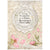 Romantic Garden House - Stamperia - A4 Rice Paper - Frame With Quote (4670)
