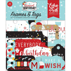 Magical Birthday BOY - Echo Park - Cardstock Ephemera 33/Pkg - Frames & Tags