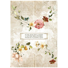 Garden of Promises (Romantic) - Stamperia - A4 Rice Paper - Garlands (4690)
