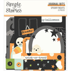 Spooky Nights - Simple Stories - Bits & Pieces Die-Cuts 23/Pkg - Journal