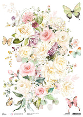 Blooming - Ciao Bella - A3 Piuma Rice Paper (11.7" x 16.5") - Majestic Bouquet (4209)
