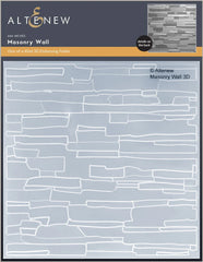 Altenew - 3D Embossing Folder - Masonry Wall