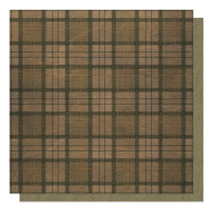 The Brave - PhotoPlay - Double-Sided Cardstock 12"X12" -  Military Plaid