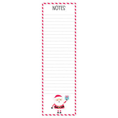 Candy Cane Lane - Doodlebug - Notepad 3"X9" 75/Sheets -  Notes To Santa
