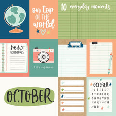 Life Captured - Simple Stories - Double-Sided Cardstock 12"X12" - October