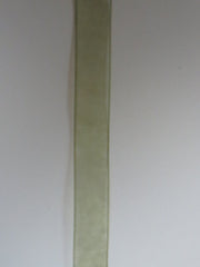 5/8" Sheer Ribbon - Dark Green (1 yd)