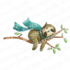 Stamping Bella - Cling Stamps - Sloth On a Branch
