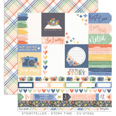 Storyteller - Cocoa Vanilla Studios - 12"x12" Double-sided Patterned Paper - Story Time