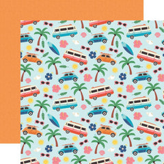 Endless Summer - Echo Park - Double-Sided Cardstock 12"X12" - Summer Vibes