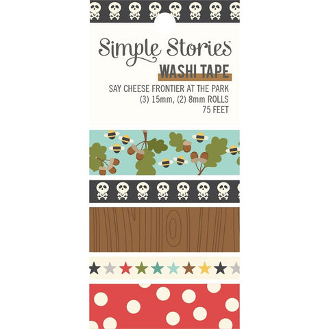 Say Cheese at the Park FRONTIER - Simple Stories - Washi Tape 5/Pkg