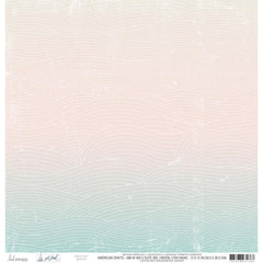 Set Sail - Heidi Swapp - Double-Sided Cardstock 12"X12" - Waves