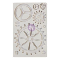 Finnabair - Prima - Decor Moulds 5"X8" - Large Gears
