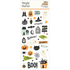 Spooky Nights - Simple Stories - Puffy Stickers 38/Pkg