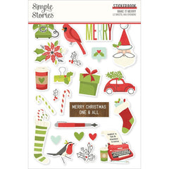 Make It Merry - Simple Stories - Sticker Book 12/Sheets
