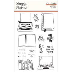 My Story - Simple Stories - Photopolymer Clear Stamps