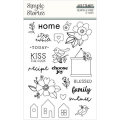 Hearth & Home - Simple Stories - Photopolymer Clear Stamps