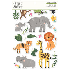 Into The Wild - Simple Stories - Sticker Book 12/Sheets