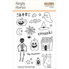 Spooky Nights - Simple Stories - Photopolymer Clear Stamps