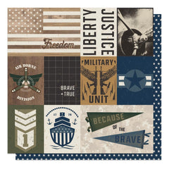 The Brave - PhotoPlay - Double-Sided Cardstock 12"X12" -  The Brave