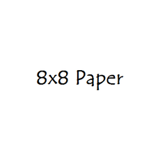 *(8x8 Paper)
