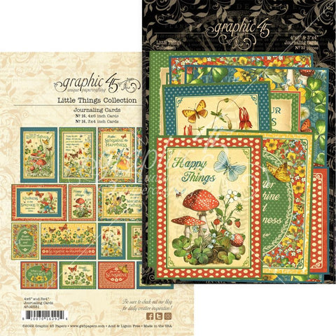 Little Things - Graphic45 - Journaling Cards (2924)