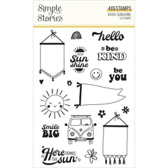Boho Sunshine - Simple Stories - Photopolymer Clear Stamps
