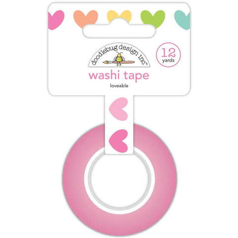 Pretty Kitty - Doodlebug - Washi Tape 15mmX12yd - Loveable