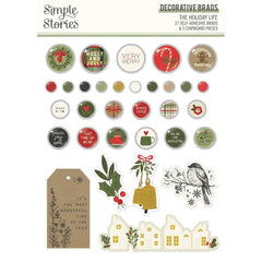 The Holiday Life - Simple Stories - Decorative Brads