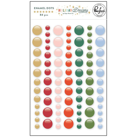 Holiday Dreams - PinkFresh Studios - Enamel Dot Stickers (2233)