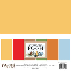 Winnie The Pooh - Echo Park - Collection Kit 12"X12" - Solids