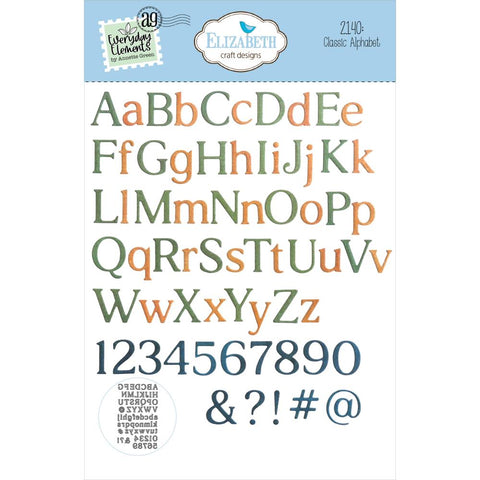 Elizabeth Craft Designs - Metal Die - Classic Alphabet (9212)