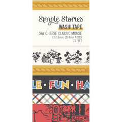 Say Cheese Classic Mouse - Simple Stories - Washi Tape 5/pkg