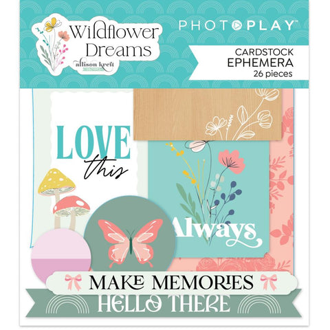 Wildflower Dreams - PhotoPlay - Ephemera Cardstock Die-Cuts
