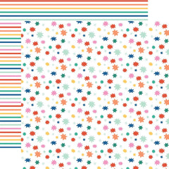 Hip Hip Hooray - Echo Park - Double-Sided Cardstock 12"X12" - Make A Wish Star