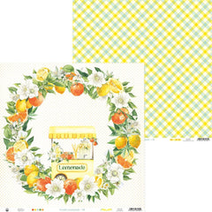 Fresh Lemonade - P13 -  Double-Sided Cardstock 12"X12" - Paper 01