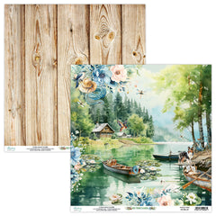 By The Lake - Mintay Papers - 12"x12" Double-sided Patterned Paper - Paper 01