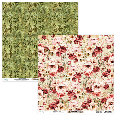Academia - Mintay Papers - 12"x12" Double-sided Patterned Paper - Paper 05