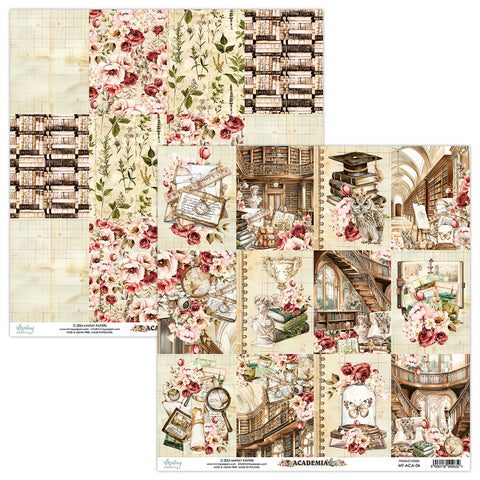 Academia - Mintay Papers - 12"x12" Double-sided Patterned Paper - Paper 06